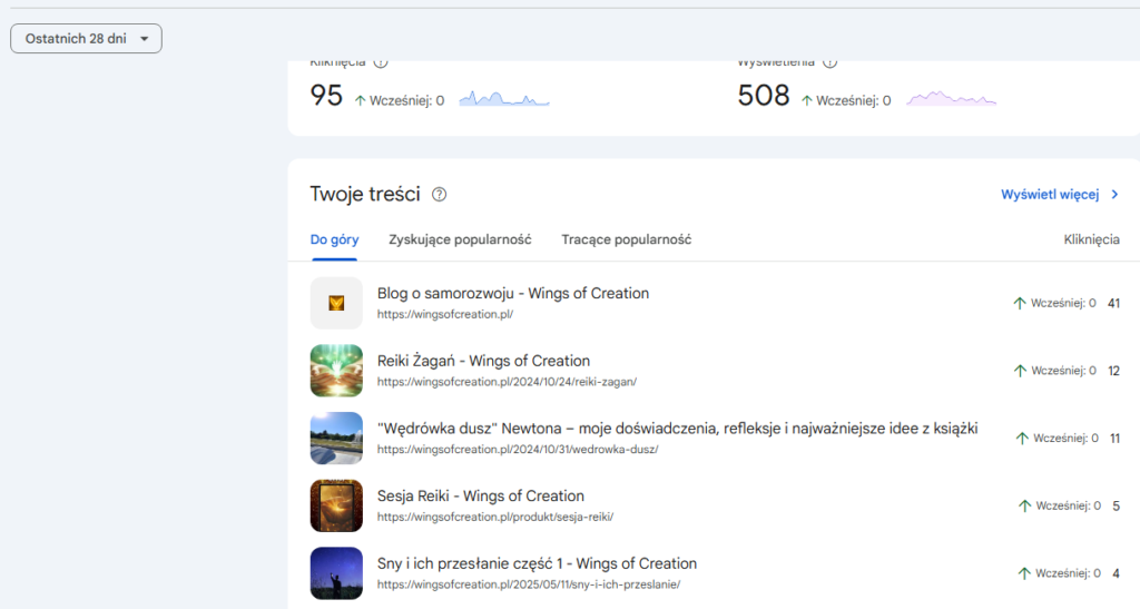 Transerfing - Google search console
